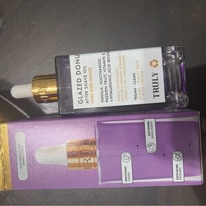 TRULY Glazed Donut After Shave Oil with Gold and Purple Accents